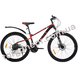 Велосипед SPARK EMBER 26" лок-аут, диск, черный с красным, черно-красный, 13"