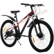 Велосипед SPARK EMBER 26" лок-аут, диск, черный с красным, черно-красный, 13"