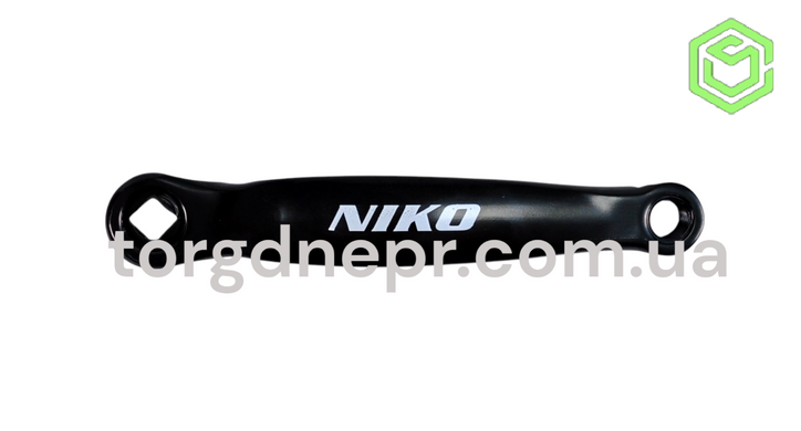 Шатун NІCO 42x34x24Tx152мм, чорний, до 20-24" колес