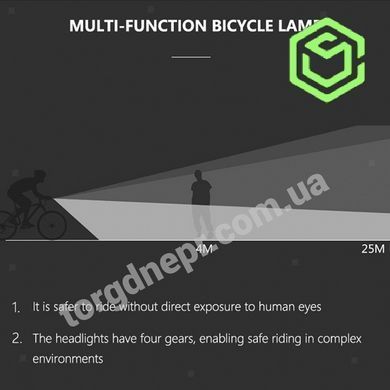 Акумуляторний велосипедний ліхтар Bike Light BK-02 Pro