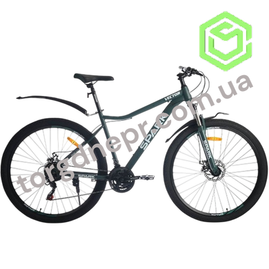Велосипед SPARK VECTOR 29`` ст19 ам, лок-аут, диск, темно-зеленый, Зелёный