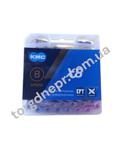 Цепь KMC X8ЕРТ 1/2х3/32х116L ЕРТ, 8 скор.