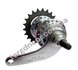 Втулка задняя тормозная VELOSTEEL, 14Gx36H 22T (ХВЗ), Чехия, Хром